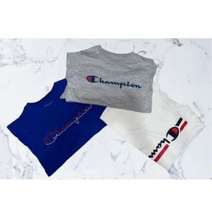 Champion Shirts, Youth M, Lot of 3